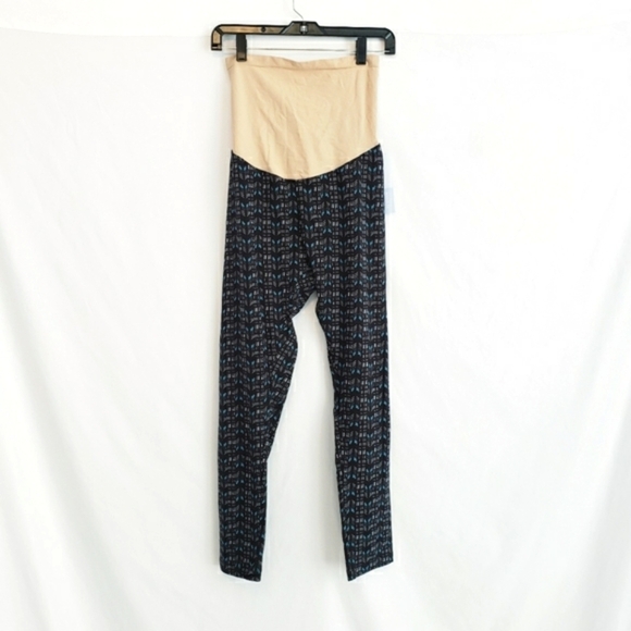 NWT Motherhood Maternity Secret Fit Leggings Geometric XL - Picture 2 of 12